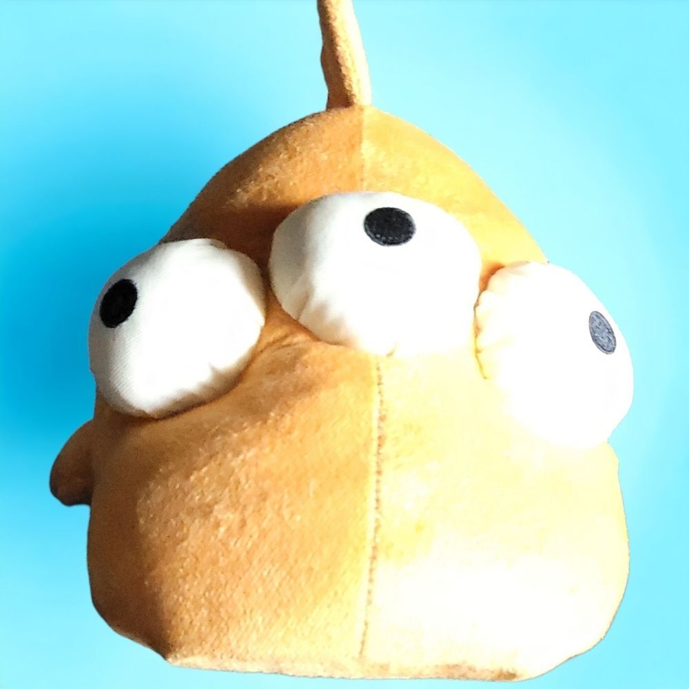 Universal Studios The Simpsons Plush BLINKY 3 Eyed Orange Fish Matt Groening